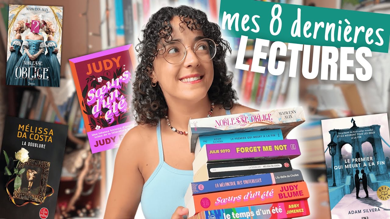 Mes 8 derniers ROMANS lus 📚🌞 en vacances ! Romance, anxiété, télé-réalité, relations toxiques…