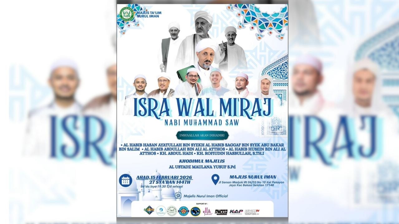 🔴LIVE Peringatan Isra Mi'raj Nabi Muhammad SAW Majelis Nurul Iman | Pekayon Jaya | 15-02-26