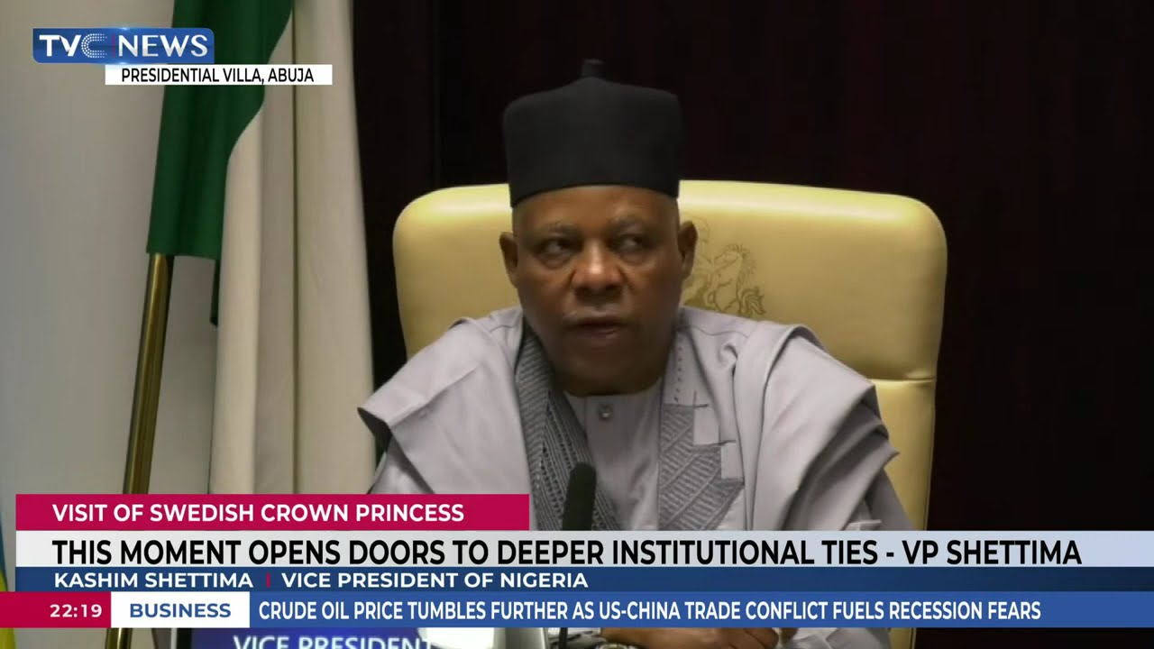 Vice President Shettima Receives Swedish Crown Princess Victoria
