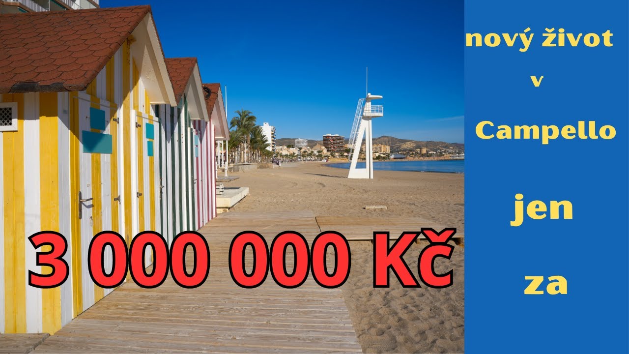 KUP SI BYT 1  MINUTU OD PLÁŽE ZA 3.000 000 Kč- Pracovní nabídky v #Alicante