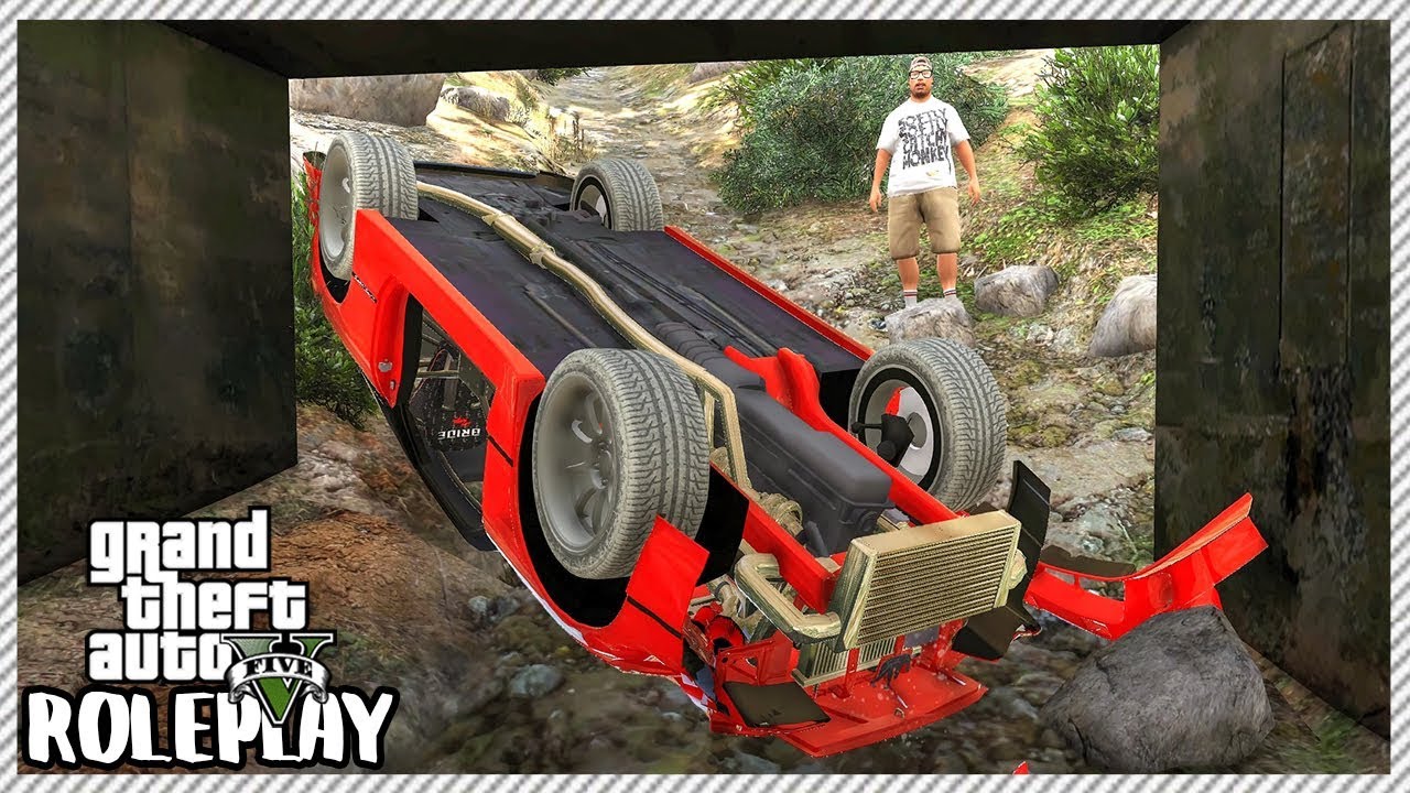 GTA 5 Roleplay - 'SCARY' Head on Collision Car Crash | RedlineRP #496