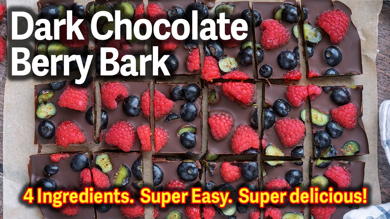 You Won't Believe How Easy This Chocolate Berry Bark Is!