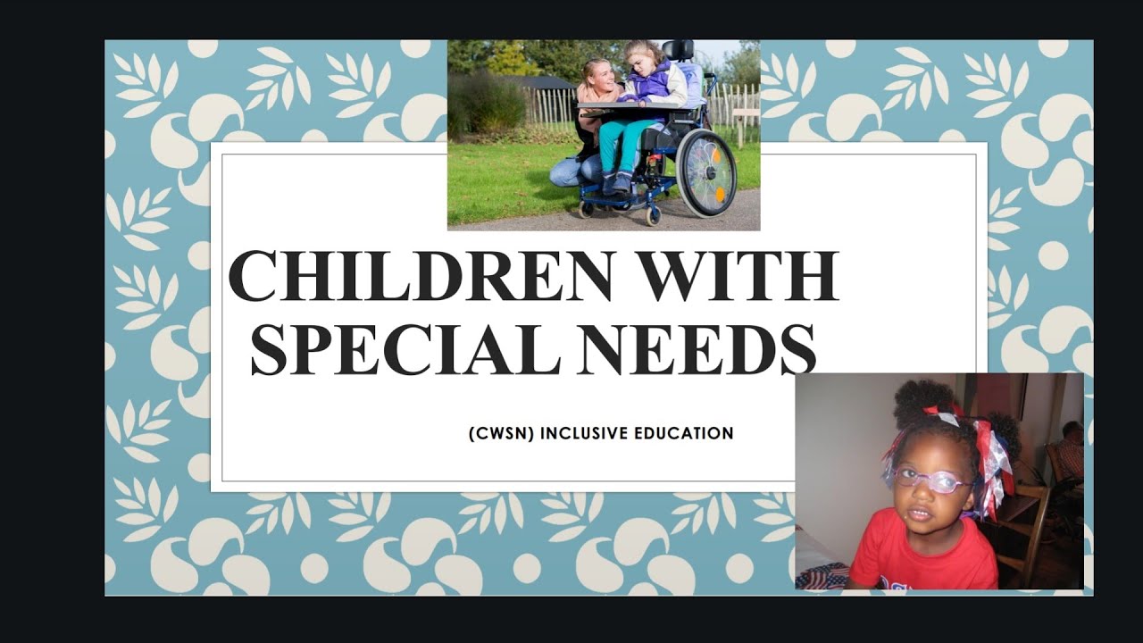 CWSN Children with special needs , Inclusive education ,udise , BE.d 4 sem Inclusive education