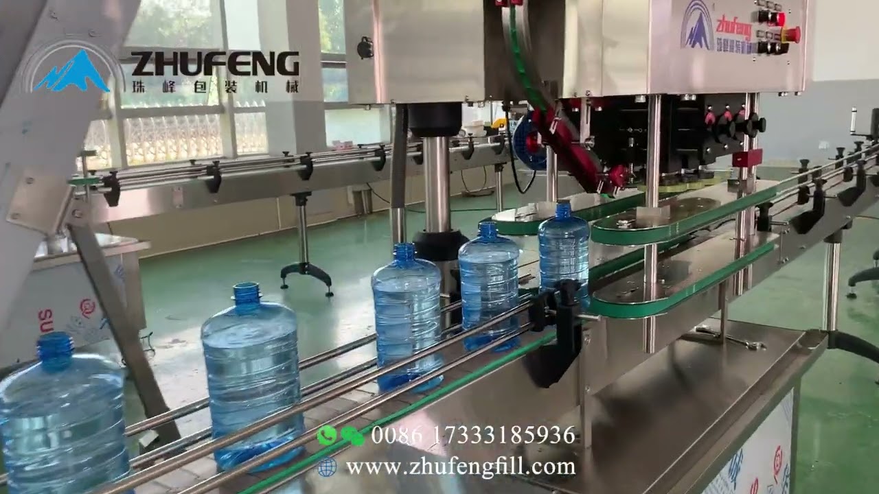 Automatic 4-Head Servo Tracking Liquid Filling Machine for Cleaners like Windshield Washer
