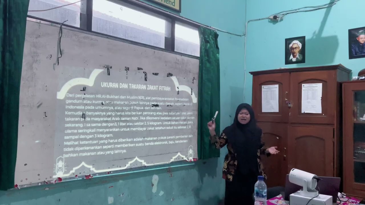 Pembelajaran materi fikih Mi dengan judul “zakat fitrah”