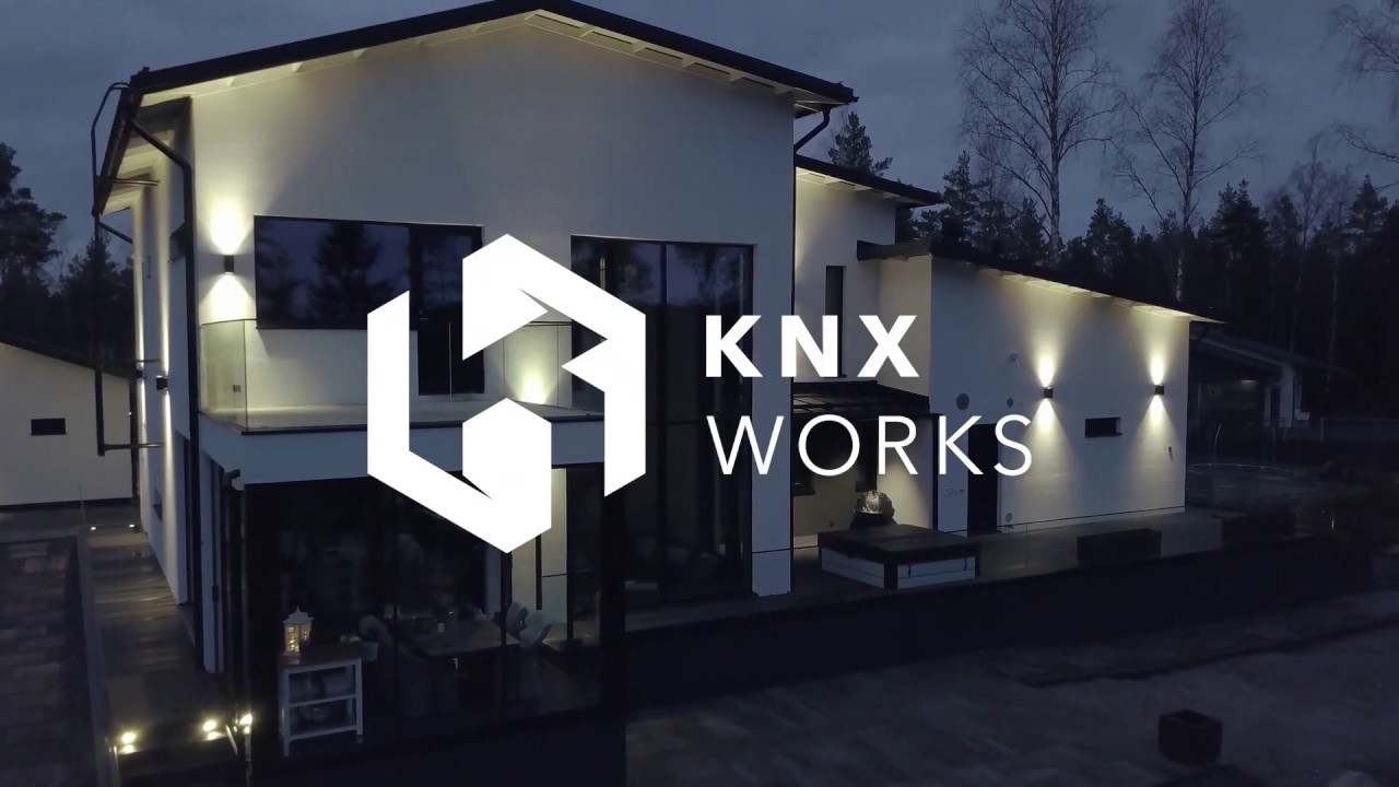Esittelyvideo omakotitalon KNX-taloautomaatioj&auml;rjestelm&auml;st&auml; by KNX-Works Oy.