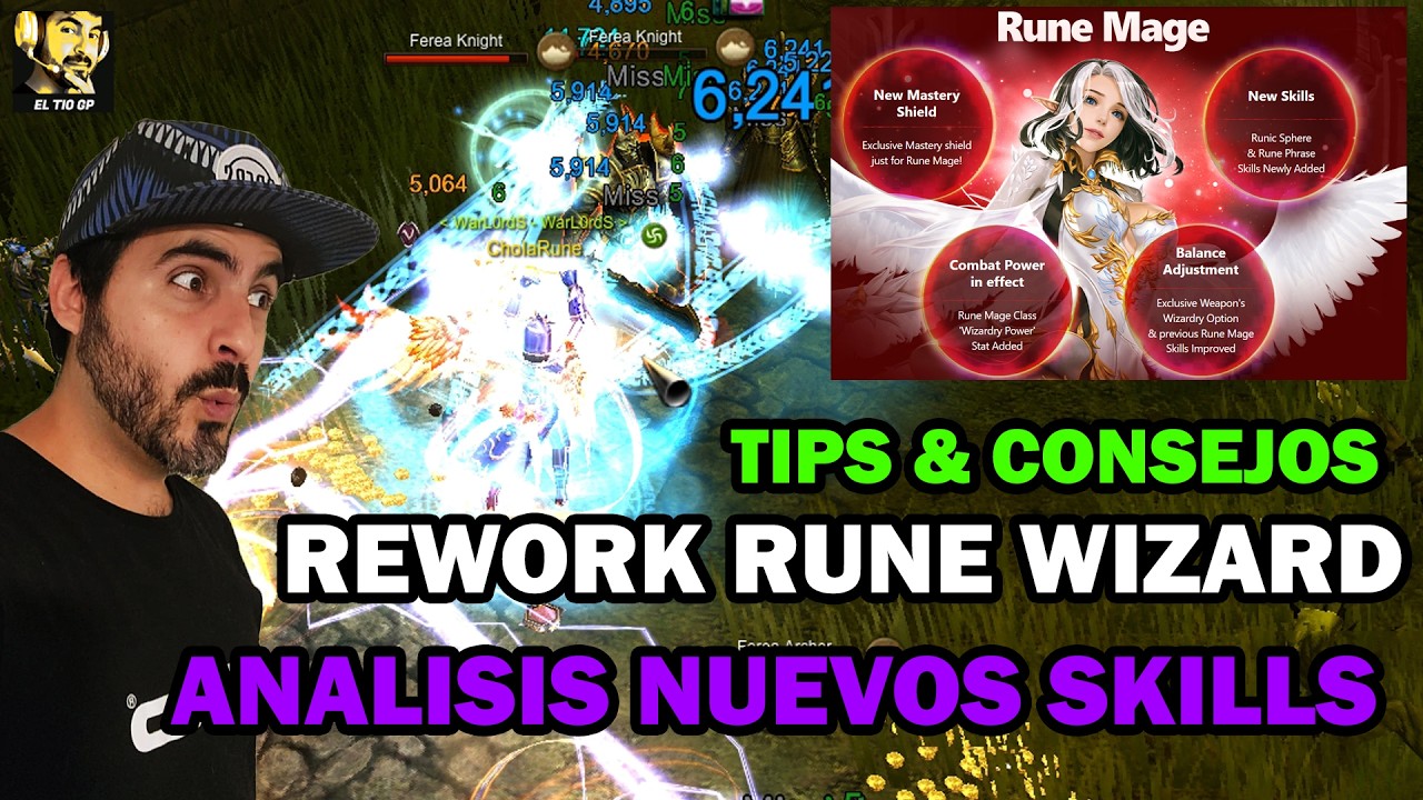 EL REWORK DE LA RUNE WIZARD ESTA GENIAL+DETALLES SPEED😱💯l Mu online S20.1.3
