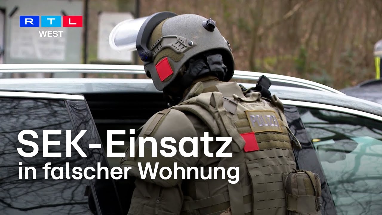 SEK-Einsatz in falscher Wohnung I RTL WEST