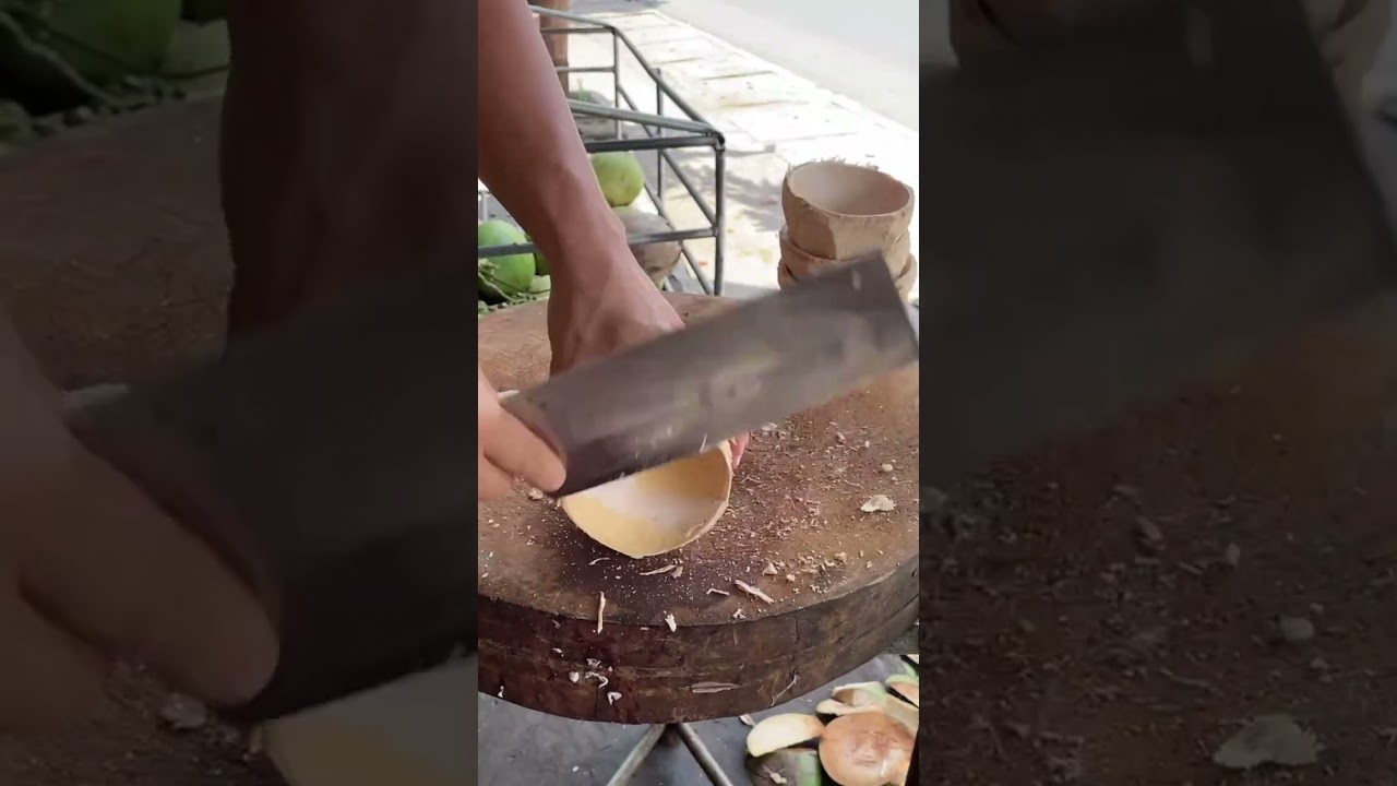 Make a Coconut Bowl from Coconut Shells