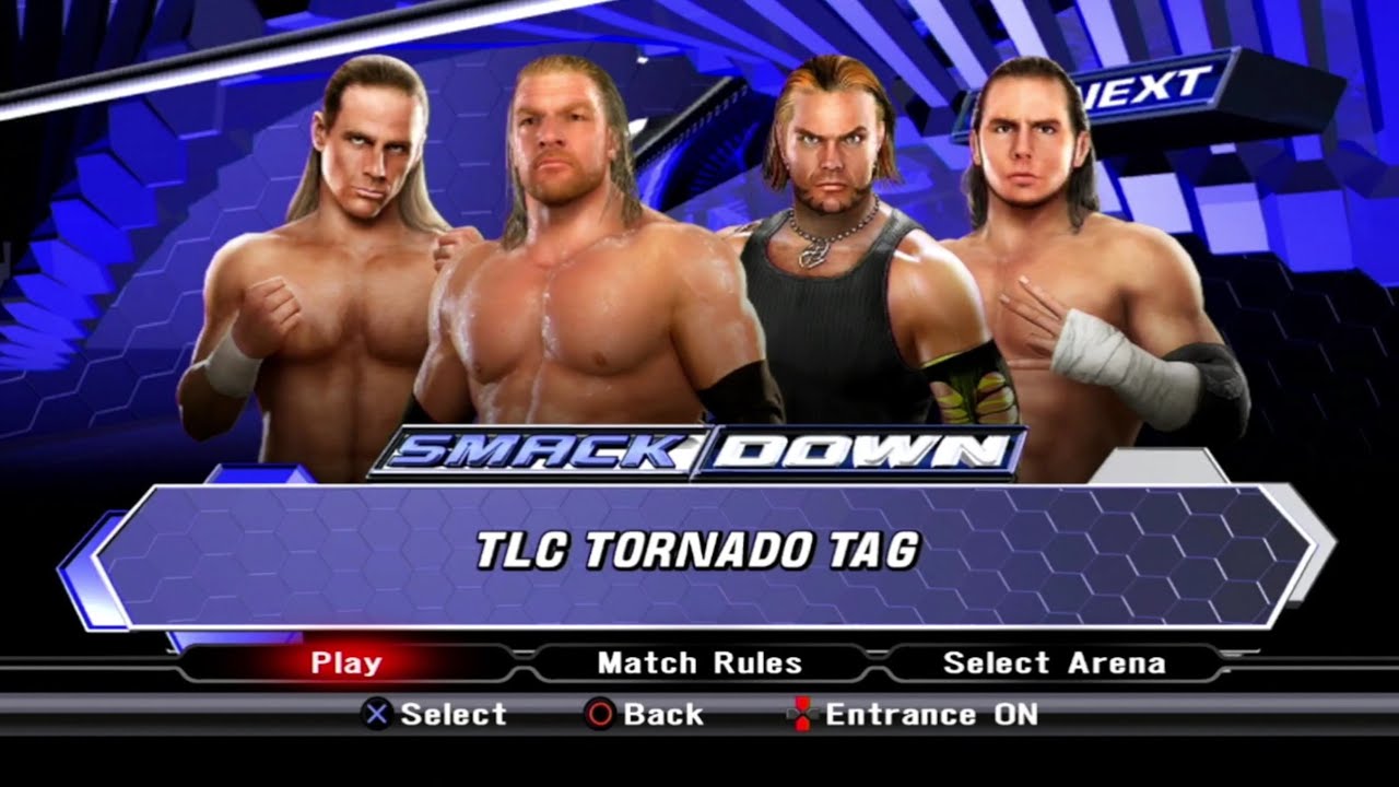 DX vs. The Hardy Boyz - WWE Smackdown vs. Raw 2009