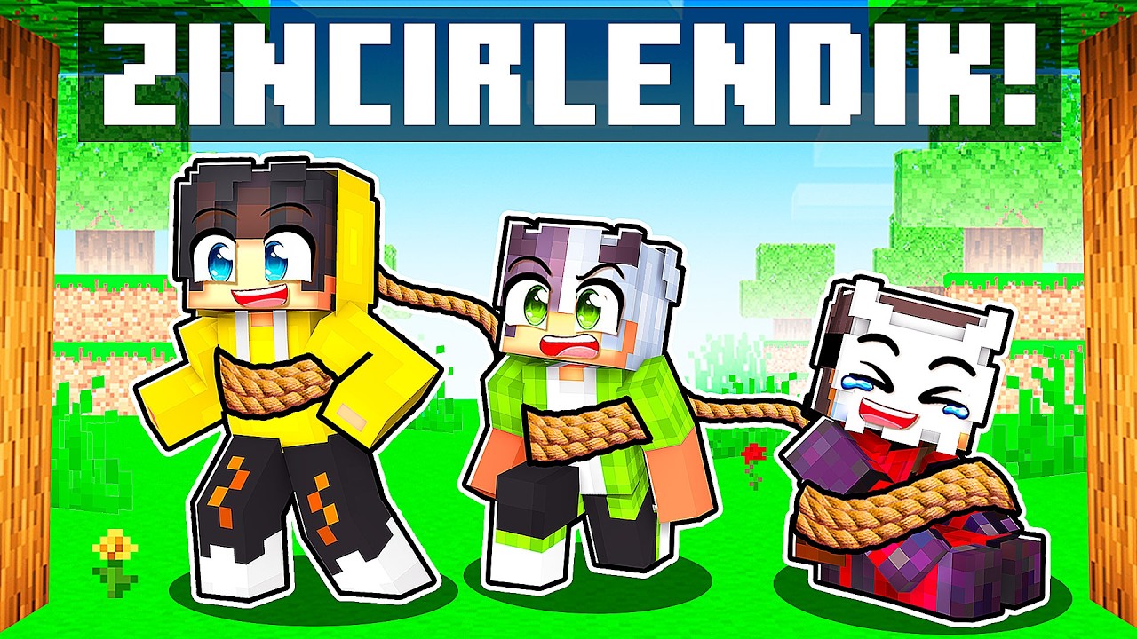 Minecraft AMA Birbirimize Zincirlendik! ⛓️ (bu k&ouml;t&uuml; bir fikirdi..)