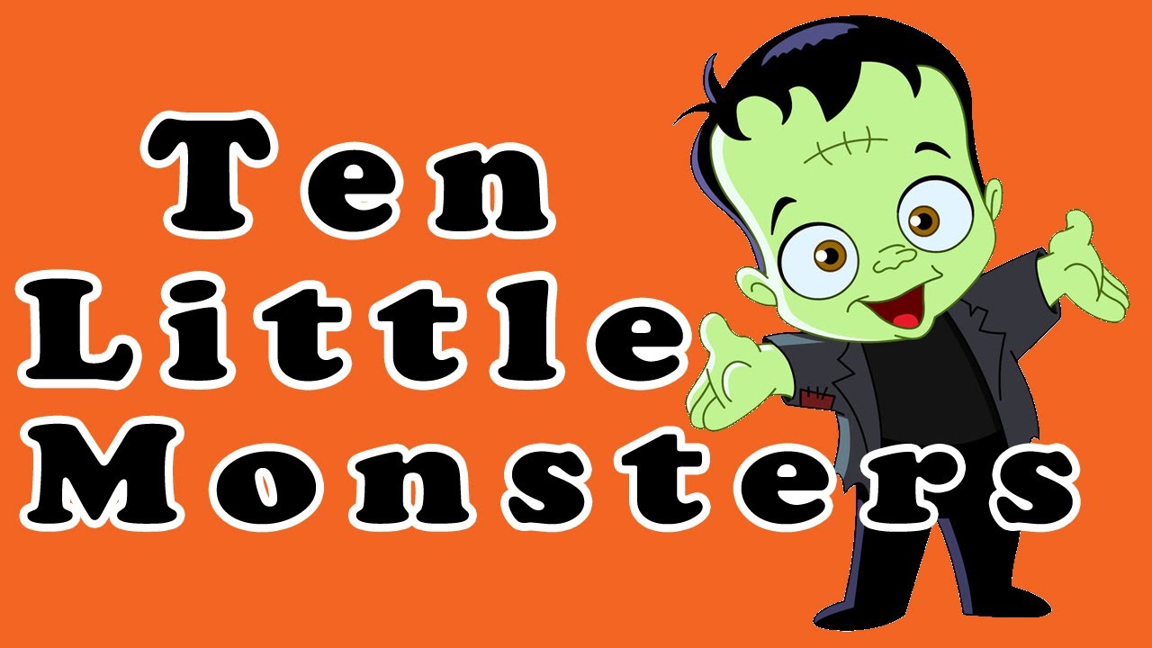 Halloween Songs for Kids ♫ Ten Little Monsters ♫ Halloween Kids Song by The Learning Station