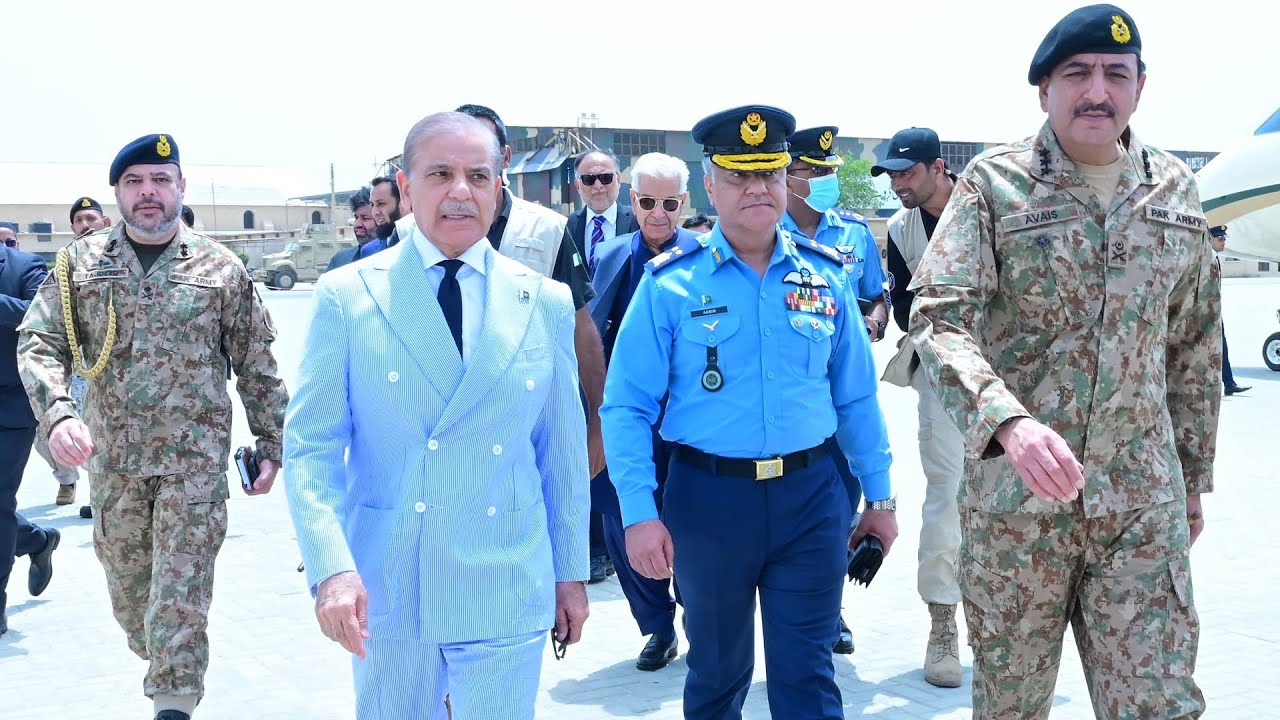 PM Shehbaz Sharif arrives in Karachi on one-day visit