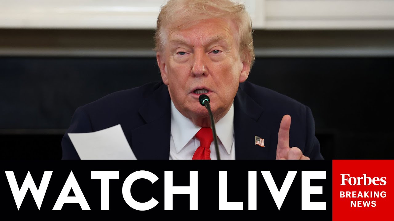 WATCH LIVE: President Trump Holds Roundtable Event At The White House