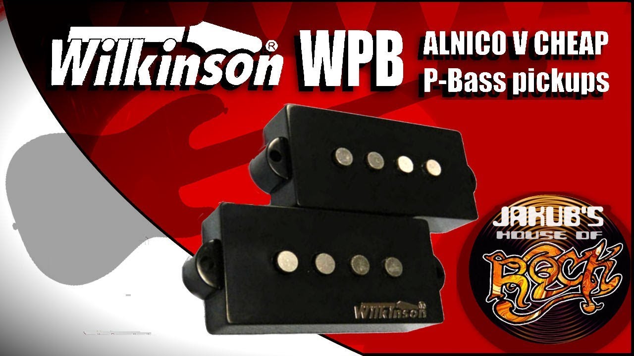 Wilkinson WPB: ALNICO 5 P-bass pickups REVIEW / DEMO