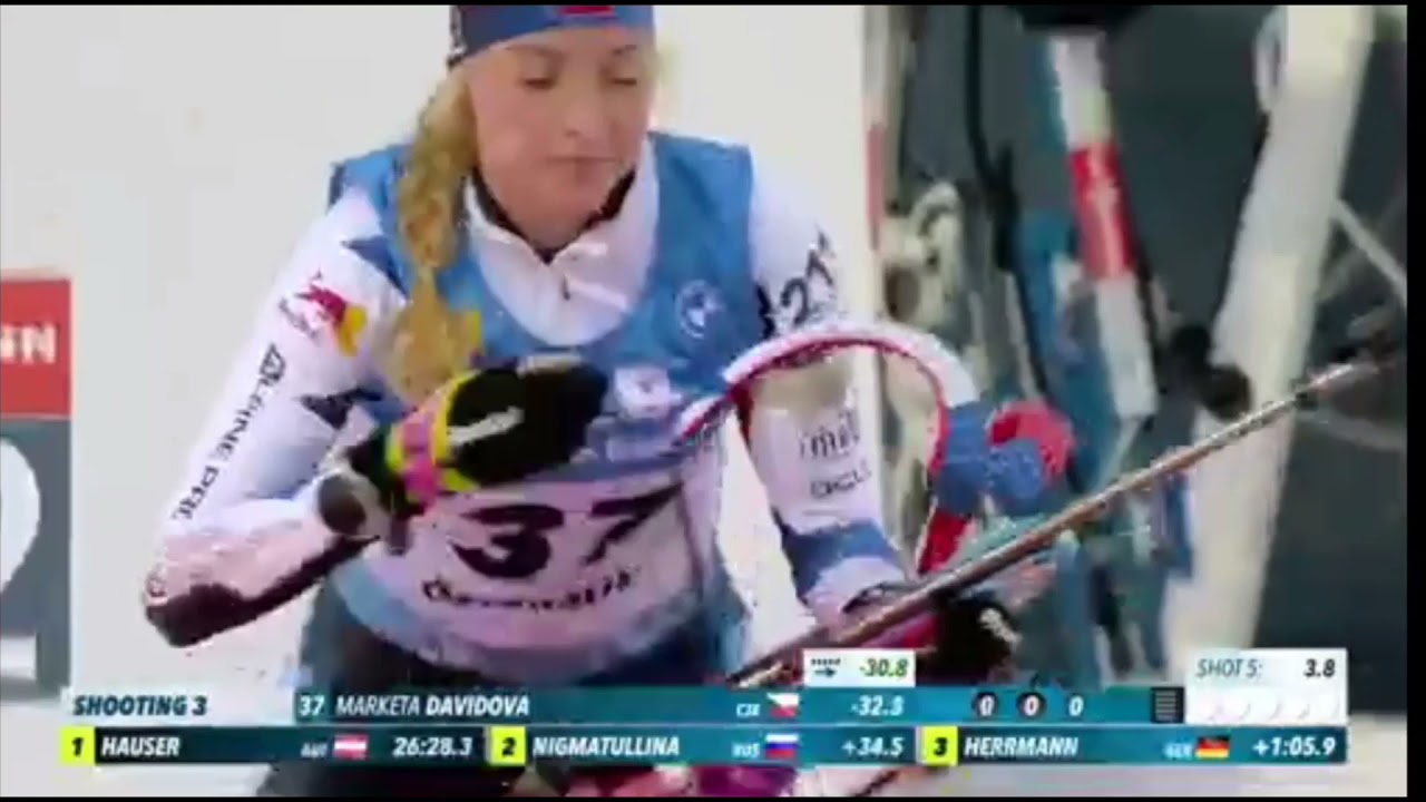 Biatlon SP 2021/22 - Östersund - česká zlatá medaile