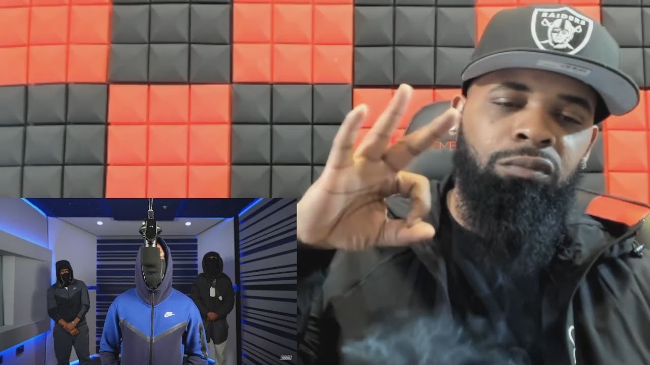 AMERICAN RAPPER REACTS TO -#RCG Abzsav - Plugged In w/ Fumez The Engineer | @MixtapeMadness