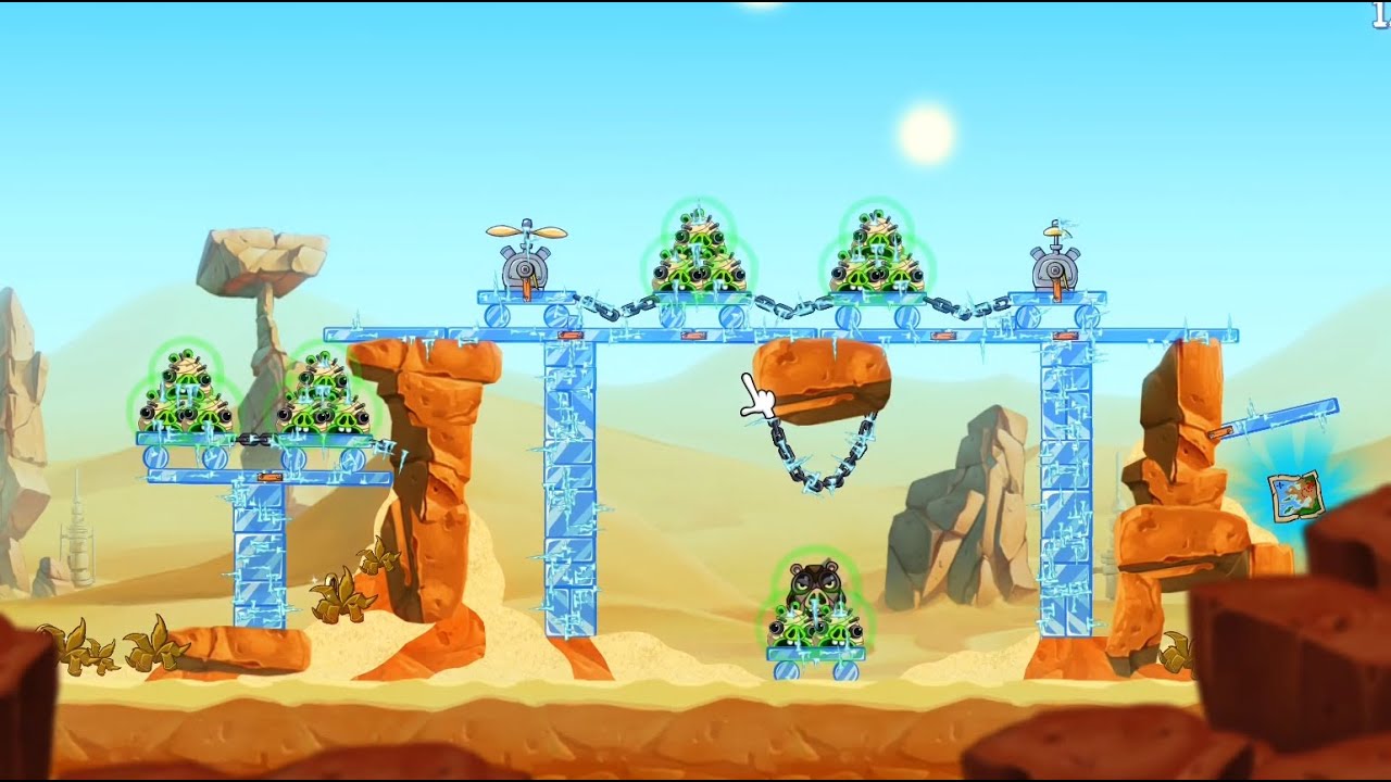 Freezing ENTIRE Levels in Angry Birds Star Wars 2!