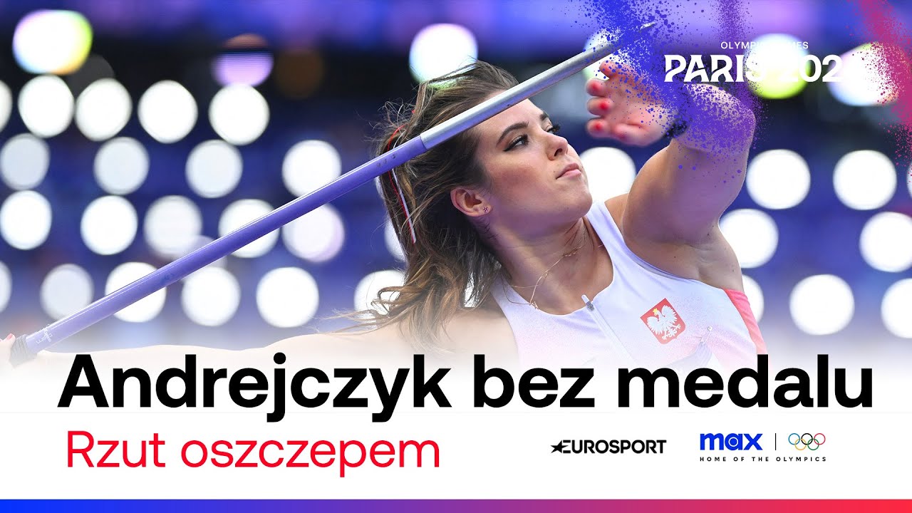 Występ Marii Andrejczyk w finale rzutu oszczepem #Paris2024