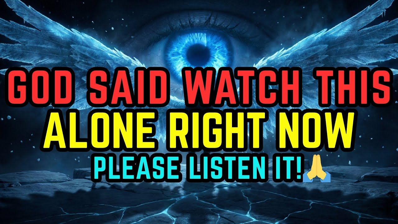 CHOSEN ONE: GOD SAID BE ALONE AND CLOSE THE DOOR — PLEASE LISTEN IT! 🙏 ⚠️