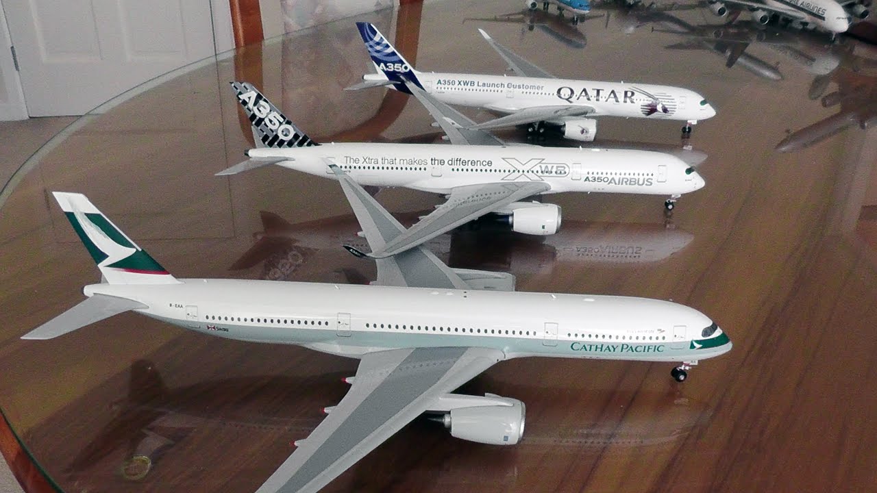 A350 models comparison (JC Wings, Inflight, Phoenix)