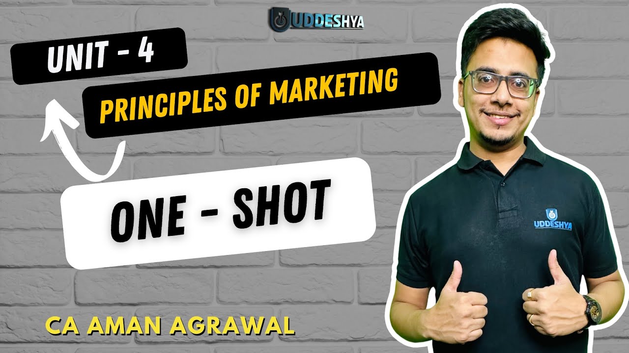 PRINCIPLES OF MARKETING - ONE - SHOT | UNIT - 4 | B COM |Odisha