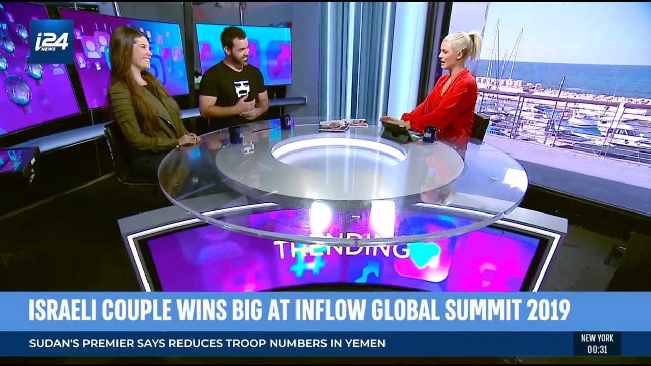 Yehuda & Maya Devir i24News - INFLOW GLOBAL Awards 2019