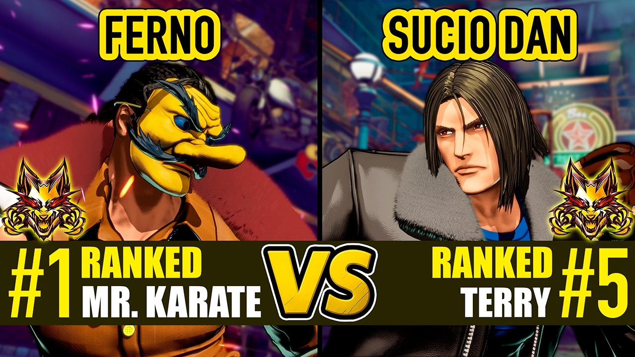 FF COTW ▰ FERNO (#1 Ranked Mr. Karate) vs SUCIO DAN (#5 Ranked Terry) ▰ High Level Gameplay