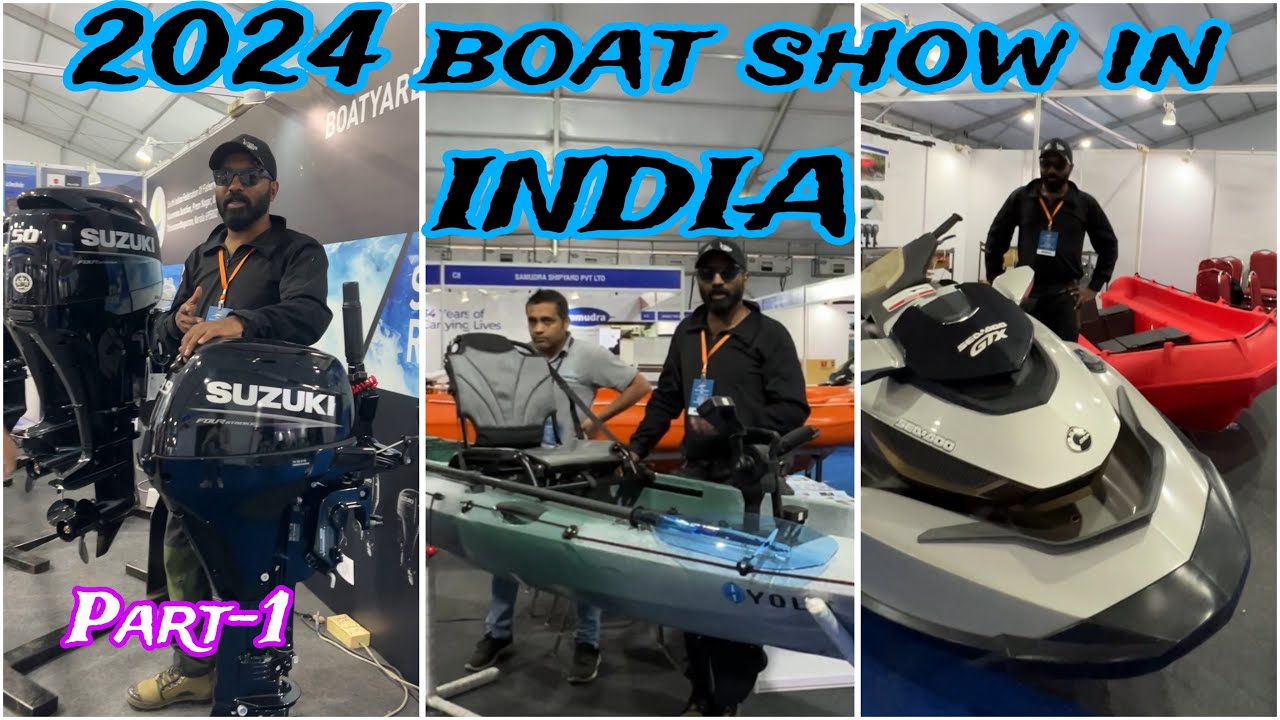 India’s Boat & marine show 2024 part-1 #kerala #malayalam #fishing #boat #marine