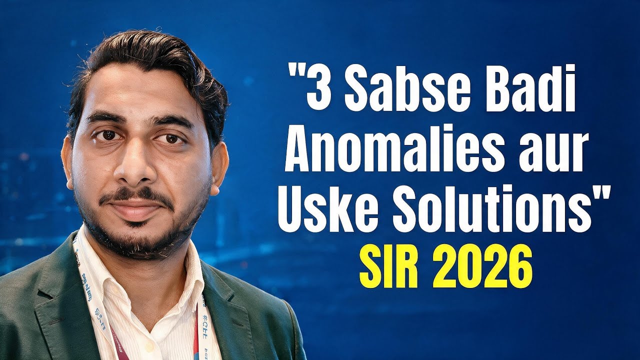 SIR Mapping 2026 🚩 3 Sabse jyaada Aanewali Anomaly aur uska Solution| Election Commission Se|