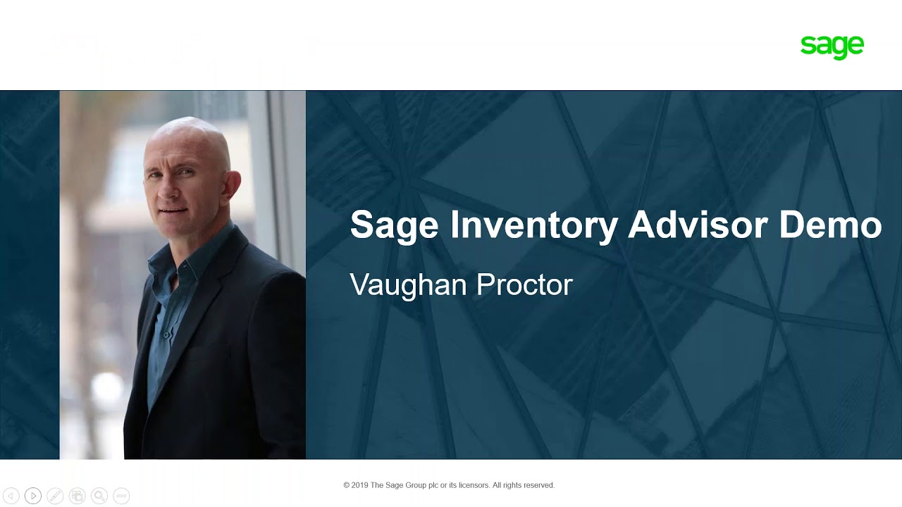 Sage Inventory Advisor Product Webinar