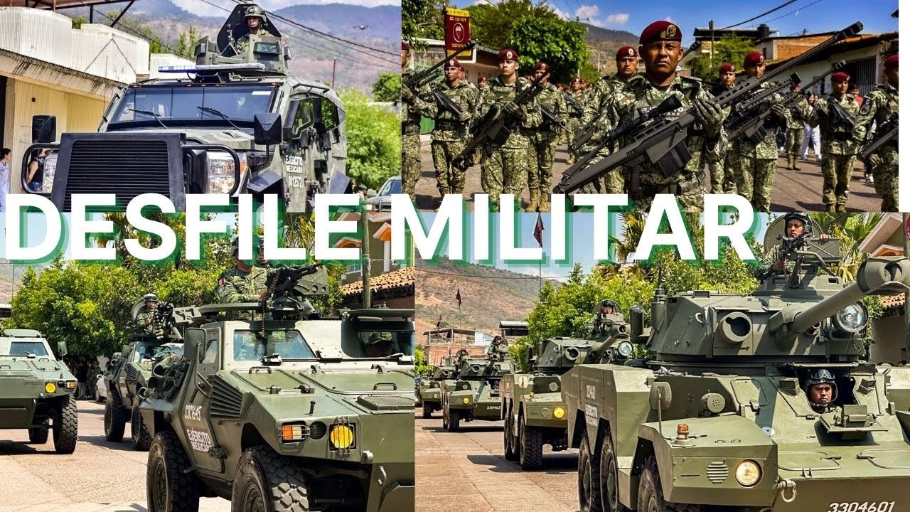 Desfile Militar en Aguililla Michoacán