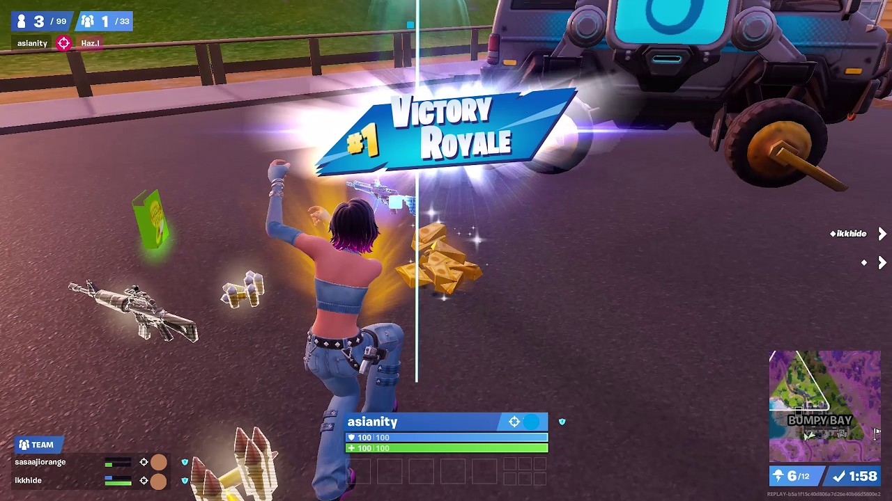 Fortnite Trio's Gameplay Replay