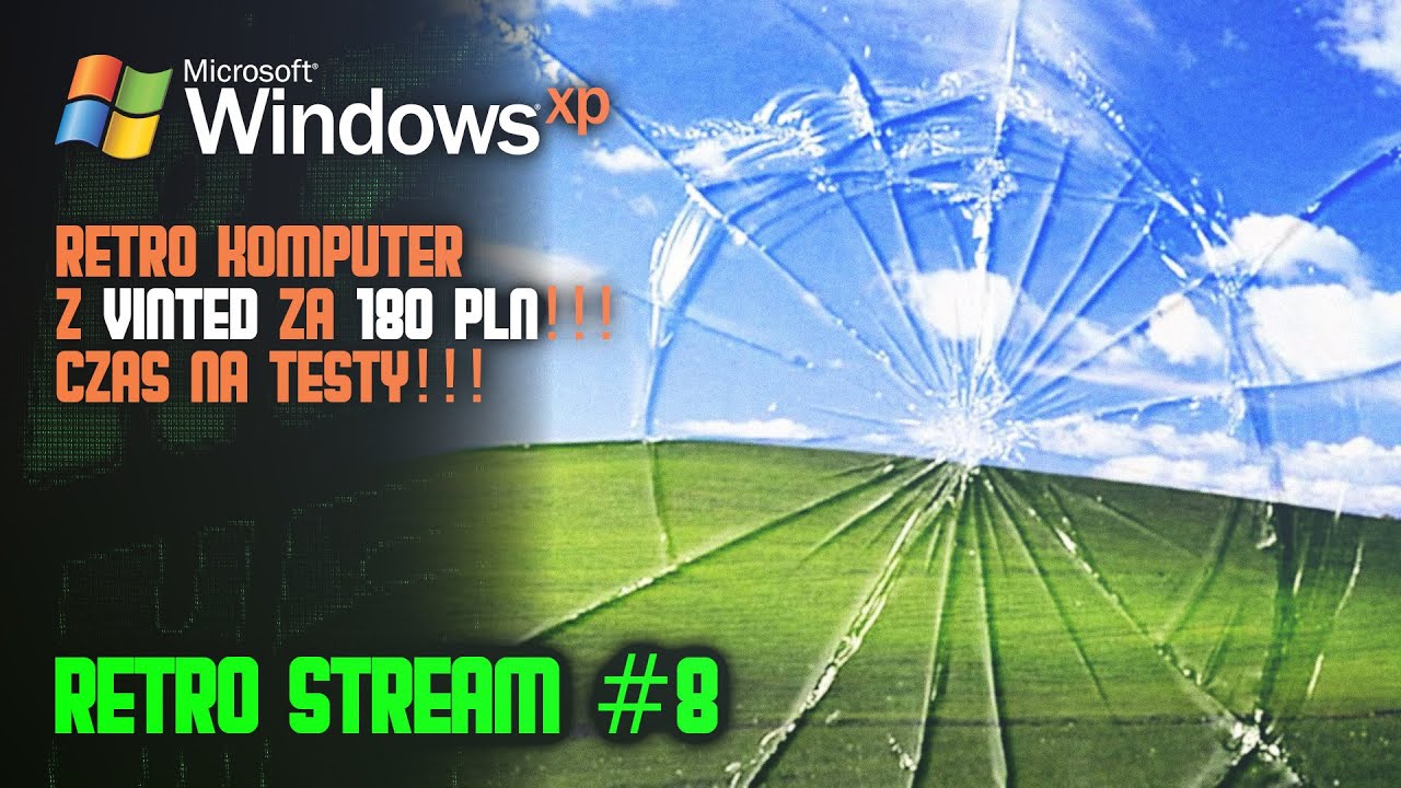 🔴LIVE Retro Komputer z VINTED za 180zł (Windows XP SP3) #8 Jeszcze Więcej Gier!