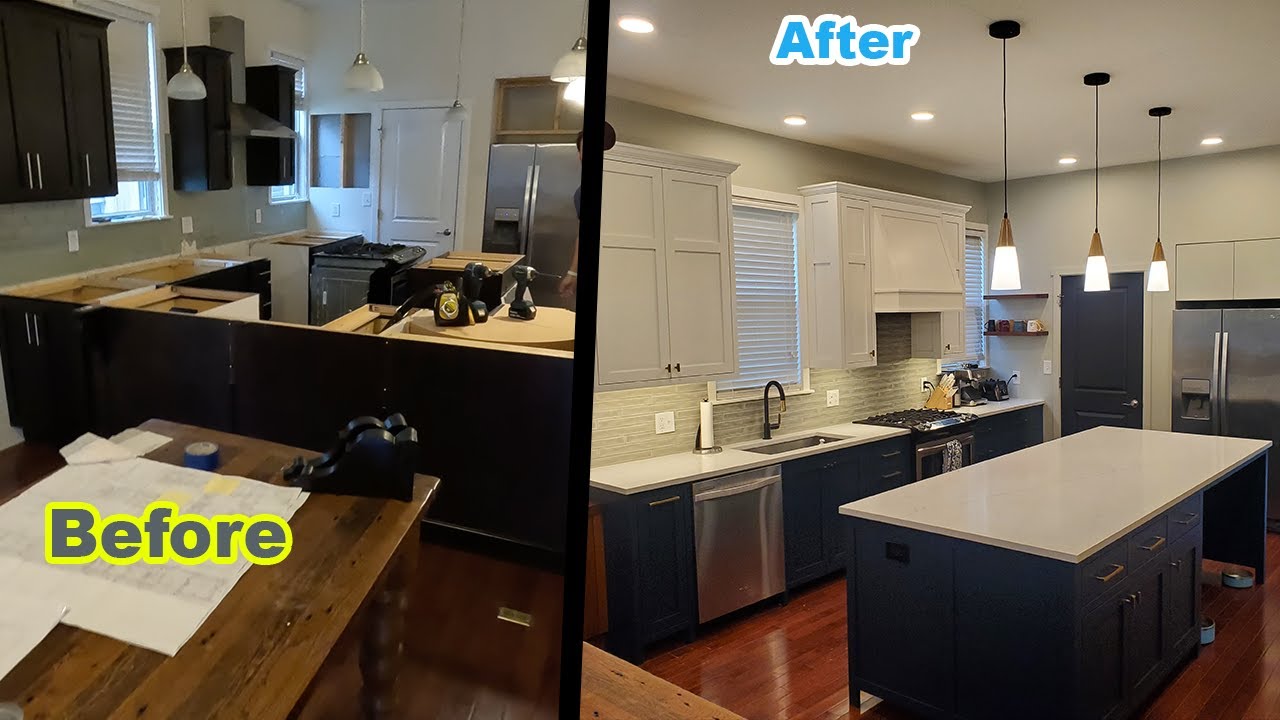 Renovating A Kitchen Start to Finish - Open Concept & Modern Design