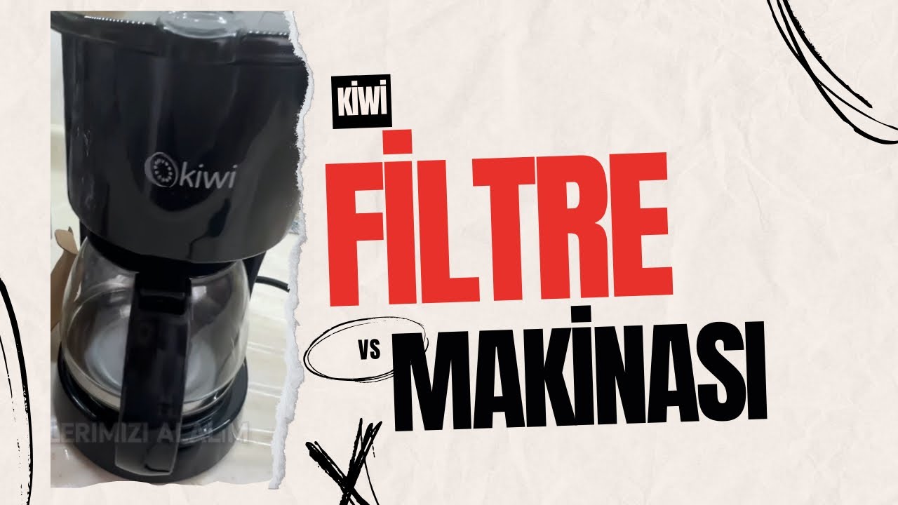 A101 KİWİ FİLTRE KAHVE MAKİNASI KUTU AÇILIMI VE KULLANIMI #kiwi #filtrekahve