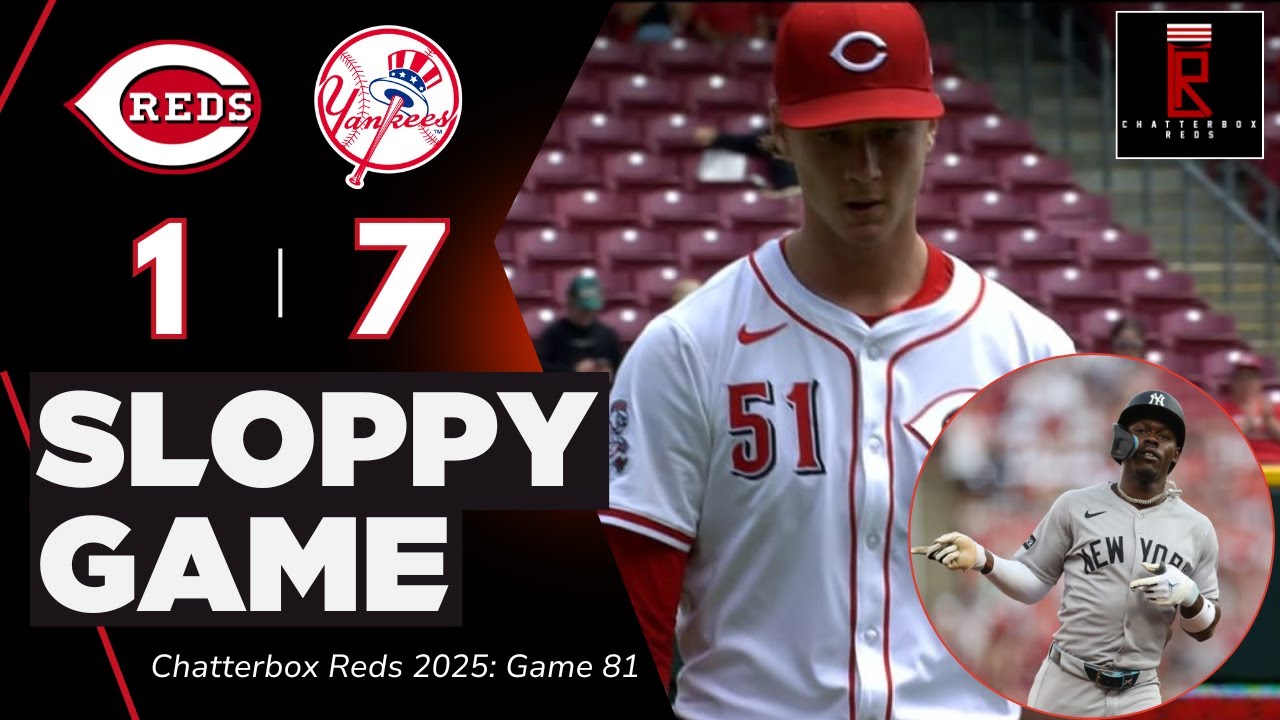 Cincinnati Reds FAIL to sweep New York Yankees in SLOPPIEST Game of Year | LIVE MLB Postgame Show