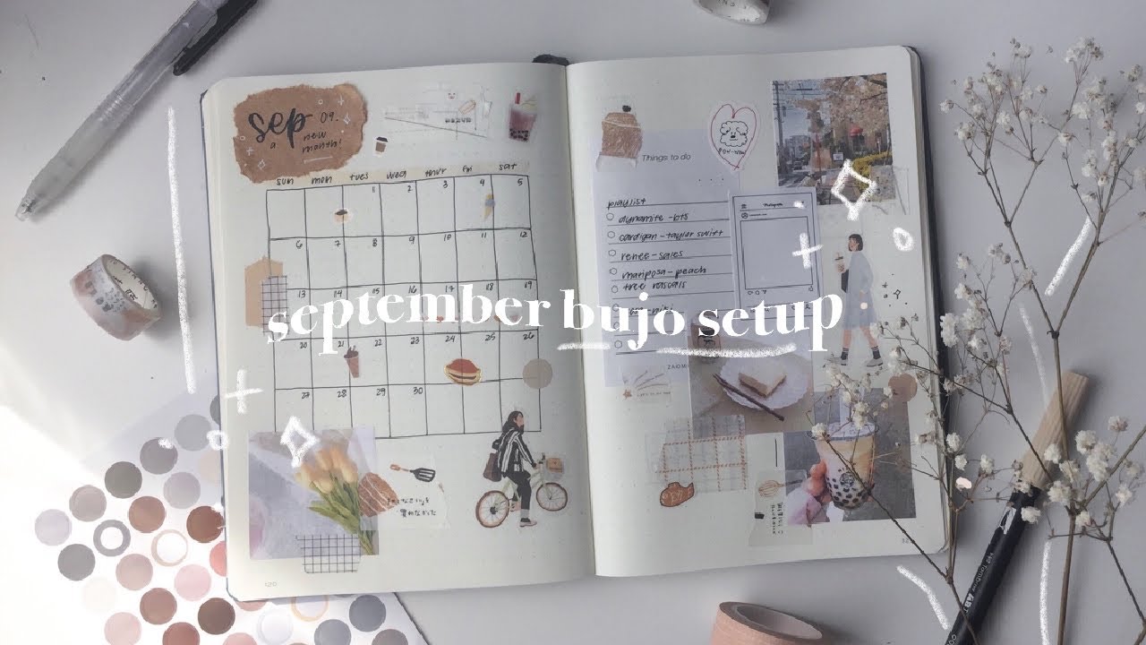 september 2020 bullet journal 🚏🚲 | plan with me
