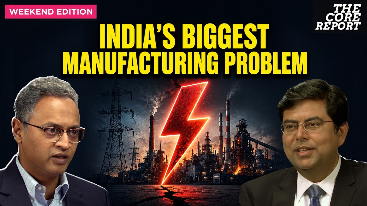 Why Cheap Power Is Key To India&rsquo;s Manufacturing Future | Govindraj Ethiraj | The Core Report