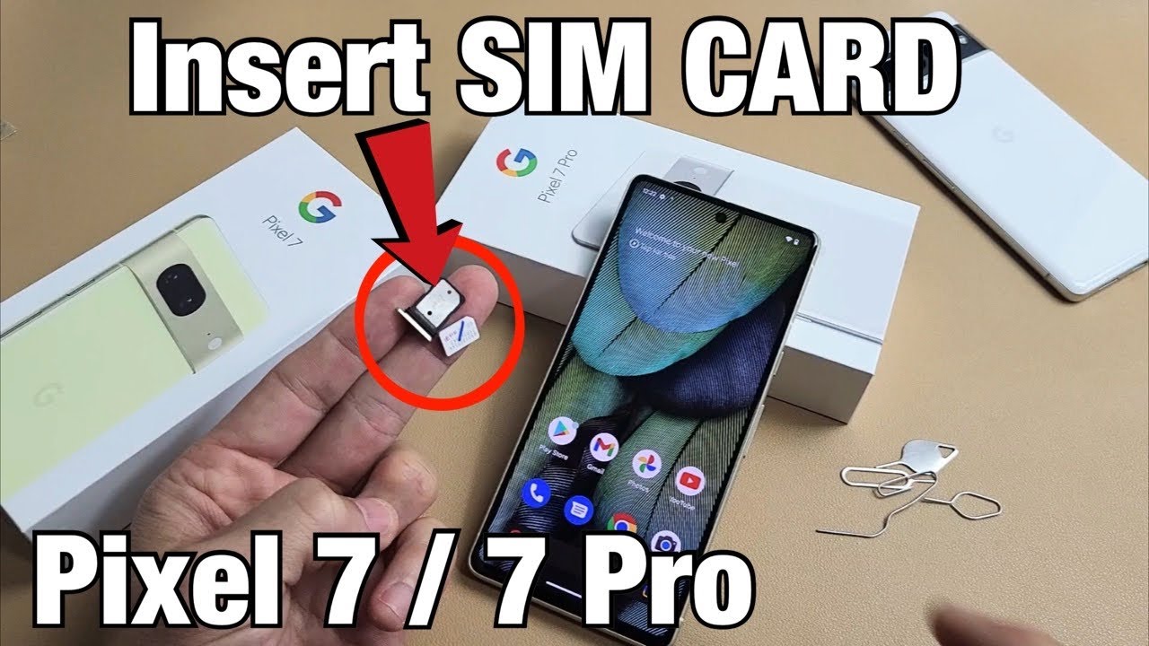 Pixel 7 / 7 Pro: как вставить SIM-карту + проверьте настройки мобильного устройства