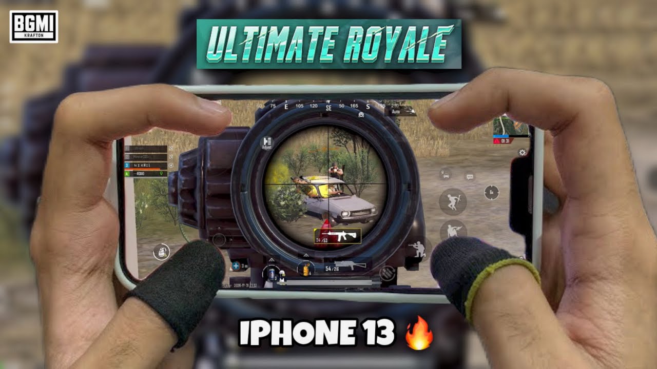 1v4 Clutch In Ultimate Royal BGMI 60 fps ( iphone 13 ) INDIAN EM7