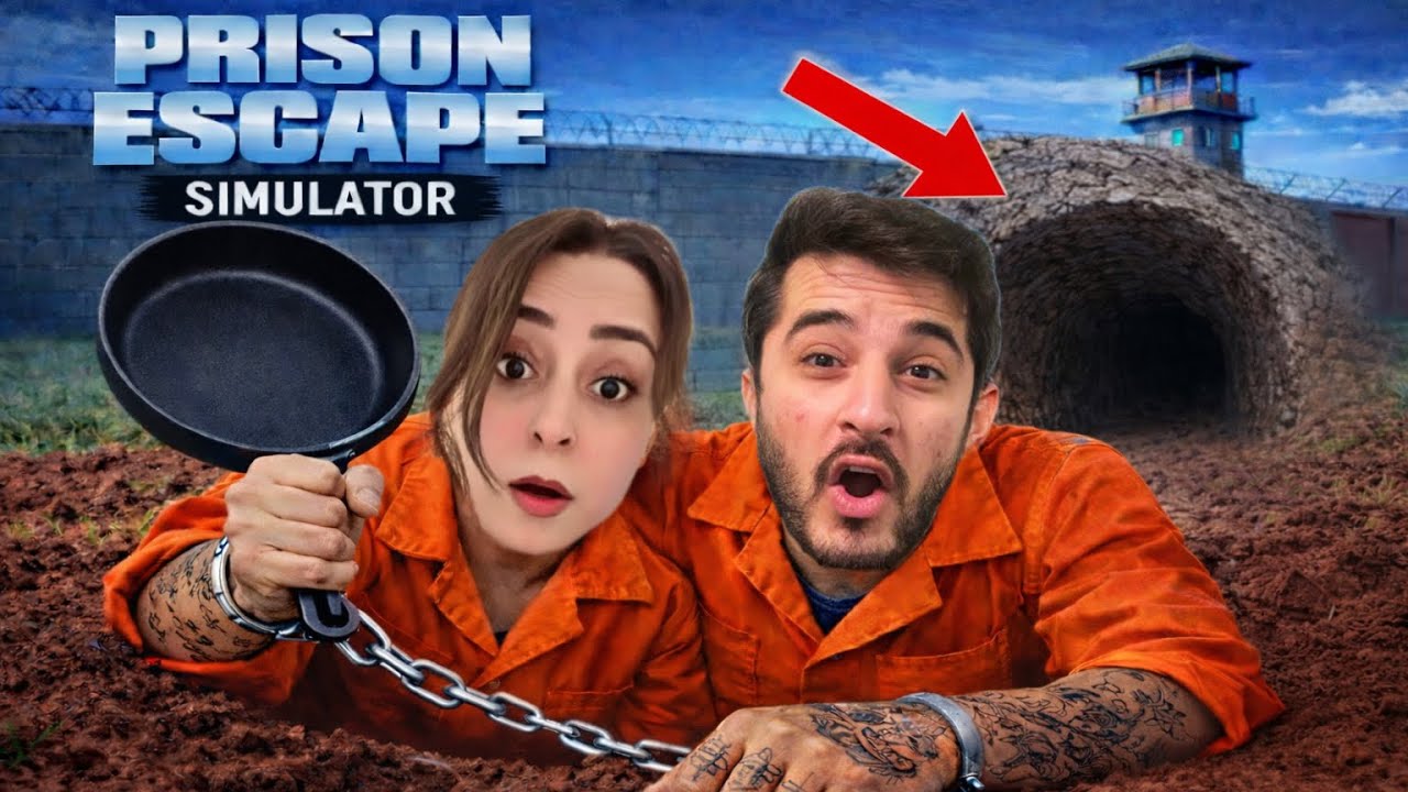 TENCEREYE GEÇTİK! HAPİSHANENİN ALTINDA TÜNEL ARIYORUZ! -Prison Escape Similator 1
