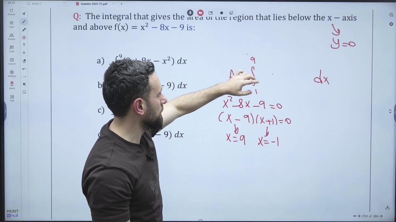 Calculus 101 | حل اسئلة سنوات للفاينال