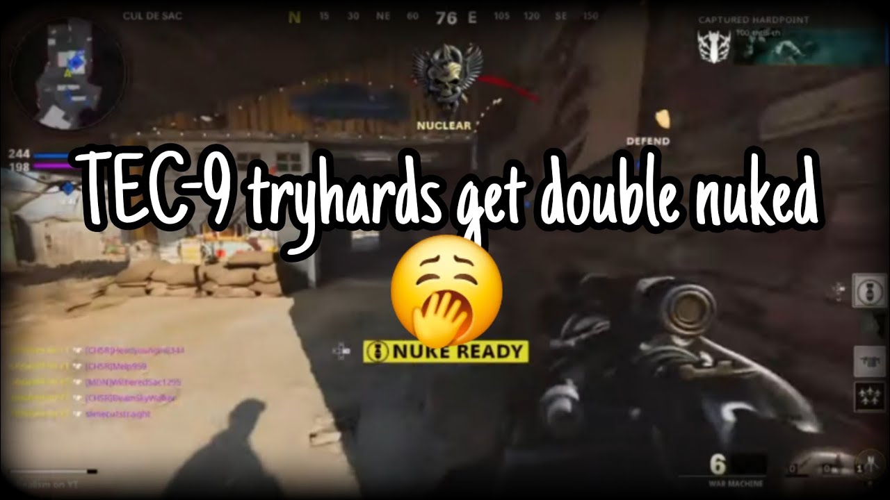 TEC-9 TRYHARDS GET DOUBLE NUKED - BLACK OPS COLD WAR 2024