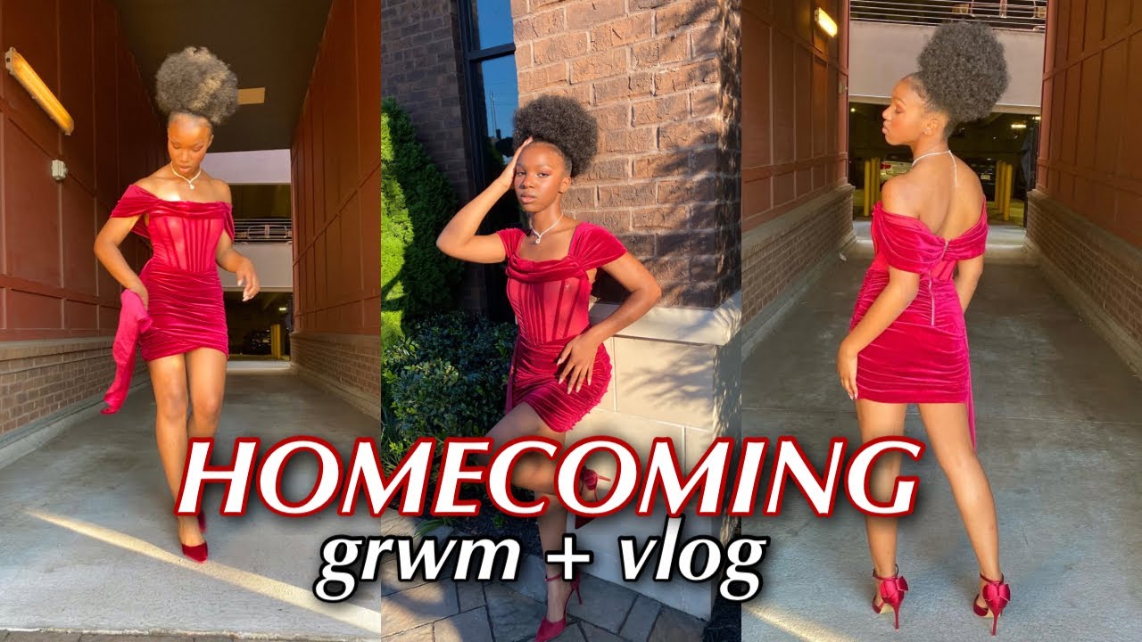 GRWM FOR MY JUNIOR HOMECOMING 2022 + VLOG || ROWSHAYE