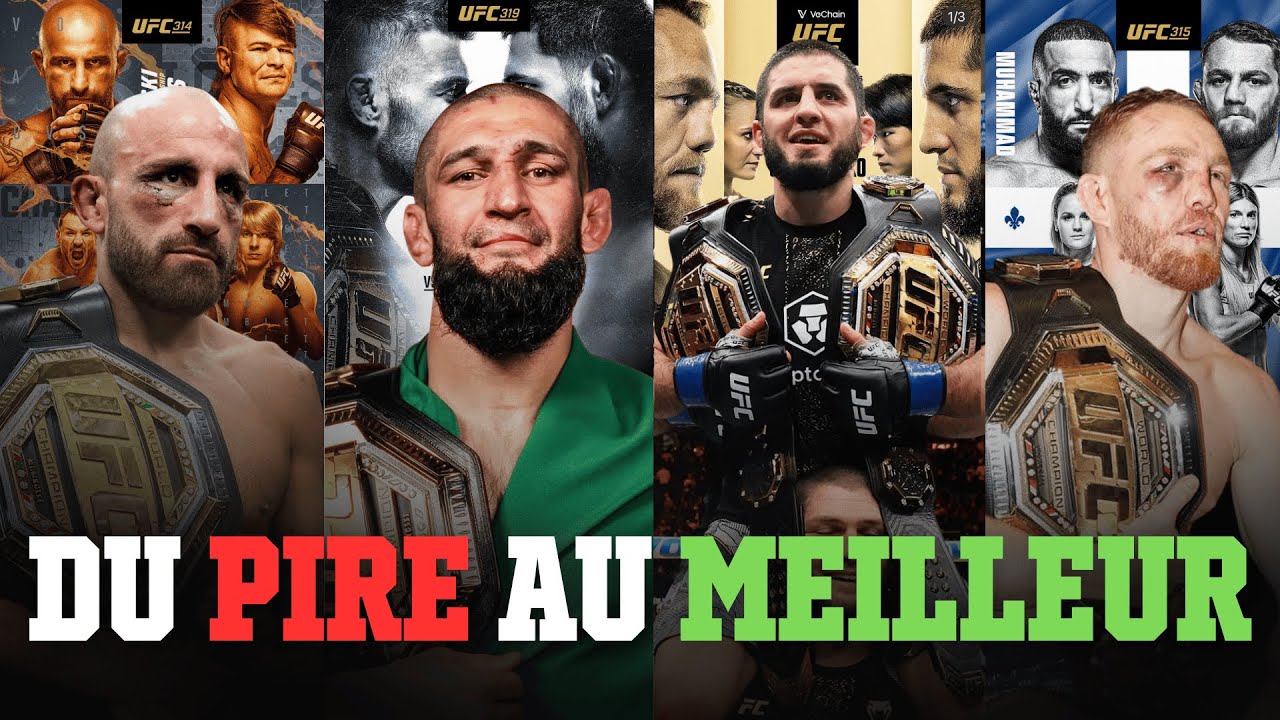 TOUS LES PPV DE 2025 CLASSÉS DU PIRE AU MEILLEUR