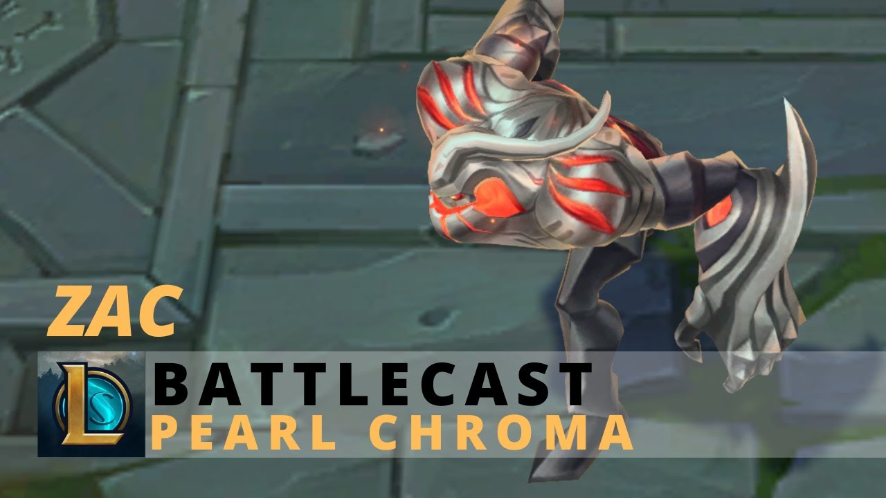 Battlecast Zac Pearl Chroma - League Of Legends