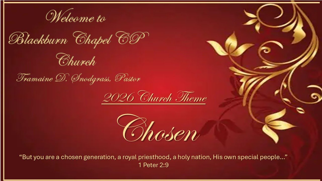Morning Worship Service Sunday January 4th 2026, with Pastor Snodgrass in charge of service.