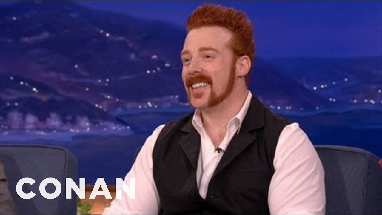 Sheamus Challenges Conan To Jump Into A WWE Match | CONAN on TBS