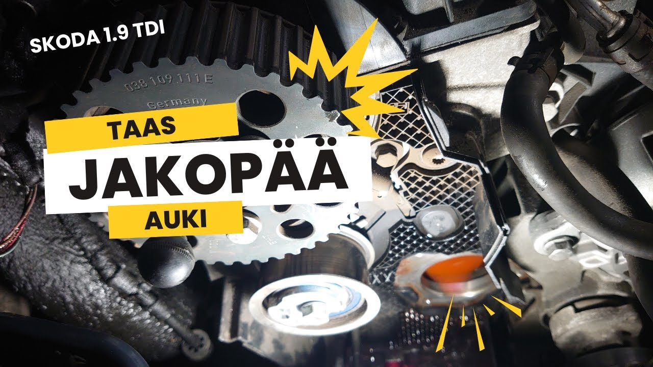 Skoda Roomster 1 9 TDI  jakopääremontti – opitaan tekemällä